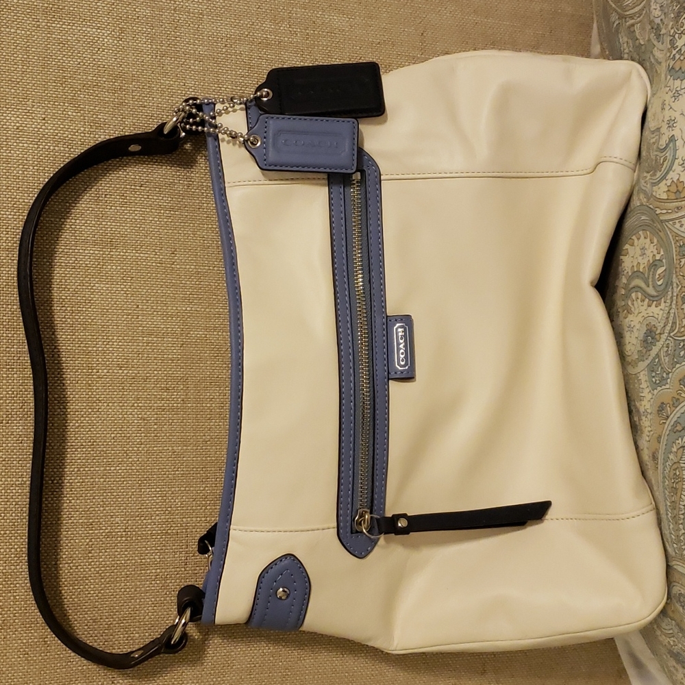 Coach leather tote